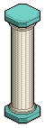 Doric Teal Pillar