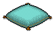 Teal Pillow