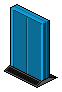 Azure Spaceship Door