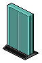Teal Spaceship Door