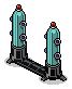 Teal Laser Portal