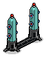 Teal Laser Portal