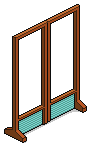 Teal Oriental Screen