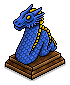 Blue Dragon Lamp