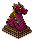 Maroon Dragon Lamp