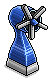 Blue Powered Fan