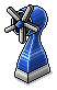 Blue Powered Fan