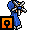 Blue Powered Fan