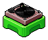 RARE Green DJ Turntable