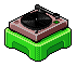 RARE Green DJ Turntable