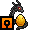Regal Black Dragon Egg Statue