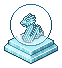 Icy Dragon Lamp Snow Globe