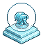 Icy Elephant Snow Globe