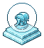 Icy Elephant Snow Globe