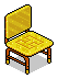 Rare Gilded Chair