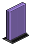 Violet Spaceship Door
