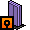 Violet Spaceship Door
