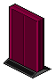 Maroon Spaceship Door