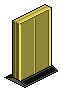 Yellow Spaceship Door