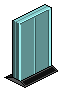 Aqua Spaceship Door
