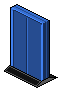 Blue Spaceship Door