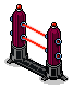 Maroon Laser Portal