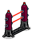 Maroon Laser Portal