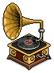 Steampunk Gramophone
