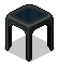Black Occasional Table