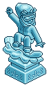 Snowboarding Ace Statue