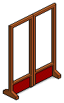 Red Oriental Screen