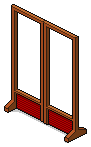 Red Oriental Screen