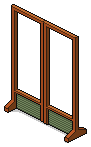 Wooden screen - gray