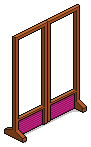 Purple Oriental Screen