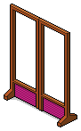 Purple Oriental Screen