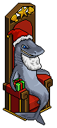 Shark Santa Throne