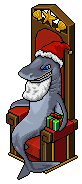 Shark Santa Throne