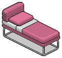 Pink Norja Single Bed