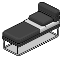 Black Norja Single Bed
