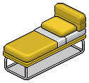 Yellow Norja Single Bed