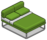 Green Norja Double Bed