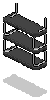 Black Norja Shelves