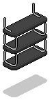 Black Norja Shelves