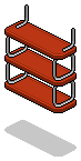 Red Norja Shelves
