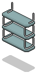 Pale Blue Norja Shelves