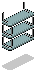 Pale Blue Norja Shelves