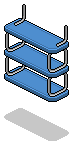 Blue Norja Shelves