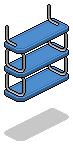 Blue Norja Shelves