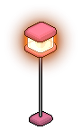 Pink Norja Standing Lamp