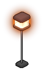 Black Norja Standing Lamp
